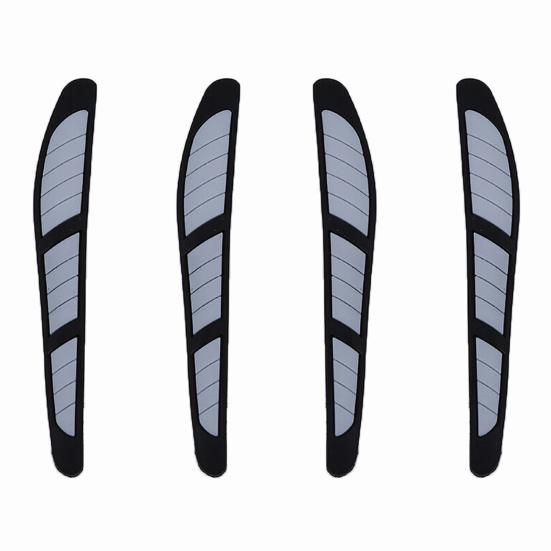 4 шт., защитная полоса для зеркала заднего вида по краям, защитная полоса для предотвращения столкновений