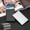 Credit Card Holder Men Slim Anti Protect Travel ID Cardholder Women Rfid Wallet Metal Case Porte Carte