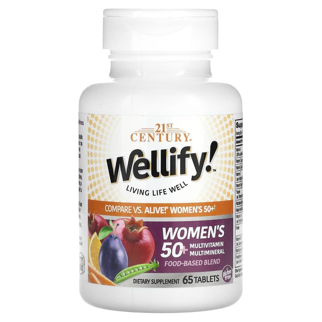 21st Century, Wellify Women'S 50+ Multivitamin Multimineral, 65 Tablets