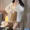 Sweater Autumn and Winter New Mid-length Cardigan Women Small Shawl Sweater