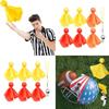 6pcs Referee Gear Penalty Flags for Soccer Ref Umpire Coaches Referee Flag Challenge Flag Party Accessories Tossing Flag