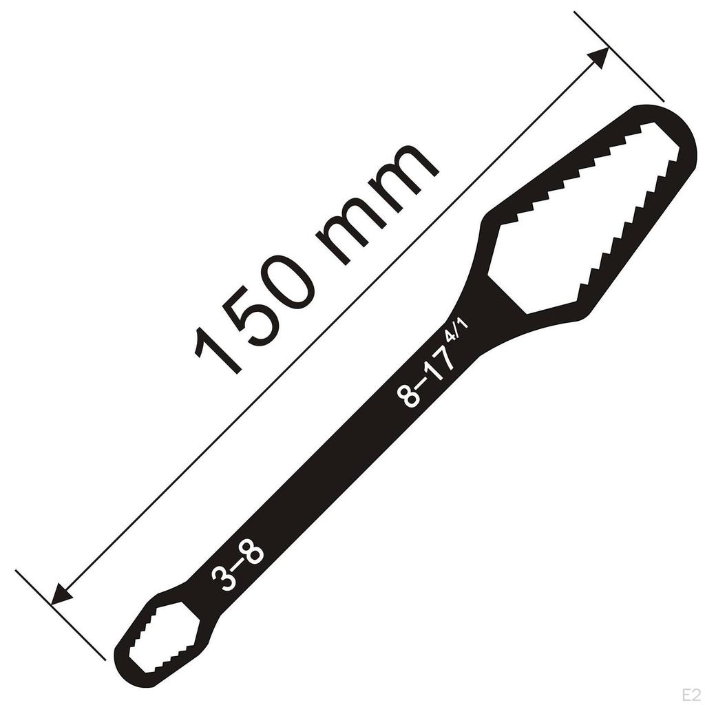 3-17 мм двухсторонний гаечный ключ из стали высокой твердости автоматические инструменты регулируемый универсальный