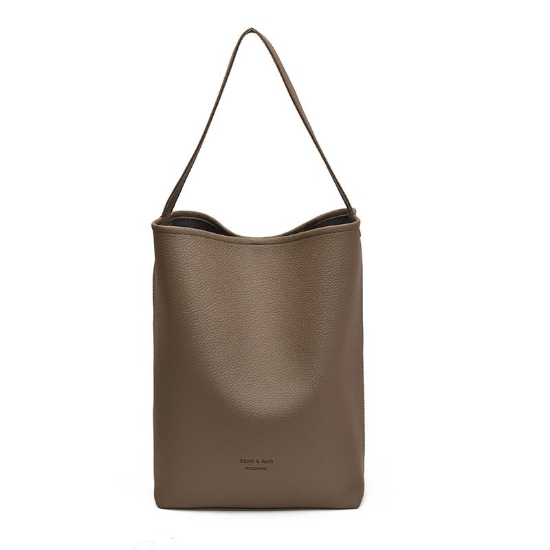 Ретро повседневная сумка-ведро женская простая модная сумка через плечо большая вместимость чувство высокого чувства сумка-мессенджер для поездок на работу