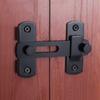 Sliding Barn Door Latch for Locking Sliding 90/180 Degree Right Angle Door Lock Gate Bolt Wine Cabinet Closet Window Door Lock Plug