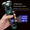 9D High-Power Electric Shaver with Digital Display, USB Charging, Washable Design, Floating Razor & Multifunctional Beard Trimmer