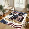 Personalized Crystal Velvet Carpet,Benson Boone Custom Printed Name, Plush Area Rug For Home Indoor Decor