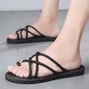 Men's Sandals Summer New Fashionable Retro Lightweight Flat Slippers Outdoor Wear Resistant Anti Slip Beach Slippers