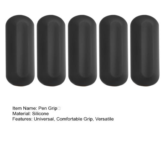 5 шт. Силиконовые насадки для письма, утяжеленные, мягкие на ощупь, улучшают захват ручки