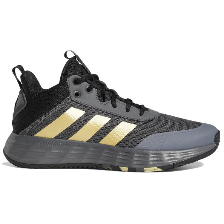 adidas Own The Game 2.0 Серые мужские кроссовки Matte Gold Grey-Five Core-Black GW5483