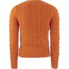 Polo Ralph Lauren Solid Color Logo Embroidered Round Neck Single-Breasted Short Sleeve Knit Sweater Women Sweater Orange 211891643-008