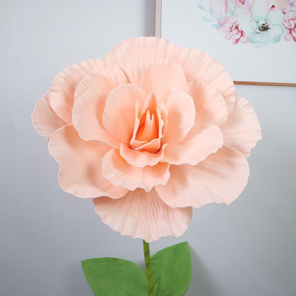 50см Имитация Оконного Цветка Гигантский Большой Сценический Цветок Новая ПЭ Роза Пена Цветок