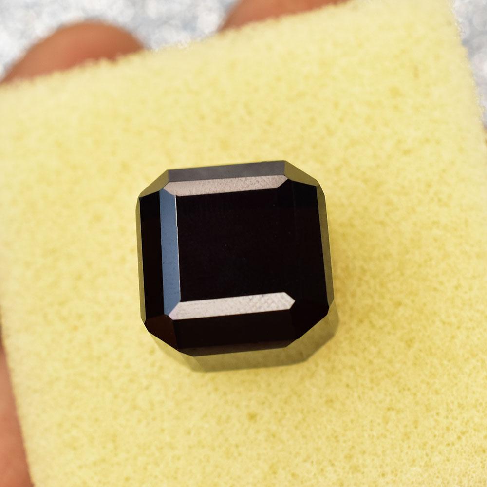 Natural Purple Amethyst Loose Gemstone 46.4 ct Cube Cut for Jewelry Making and Gem Collections