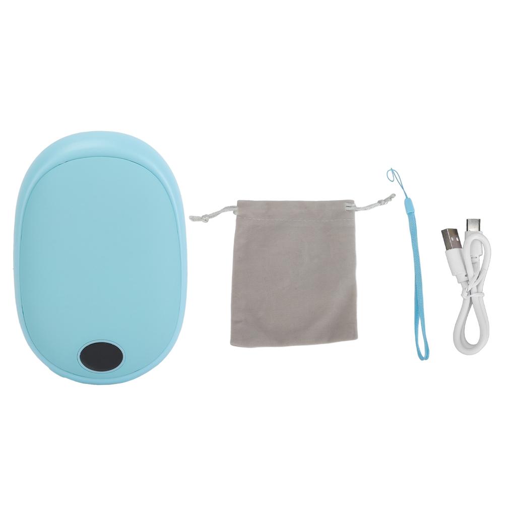 Электронная грелка для рук с регулируемой температурой, ЖК-дисплей, портативная перезаряжаемая USB-мини-грелка для рук