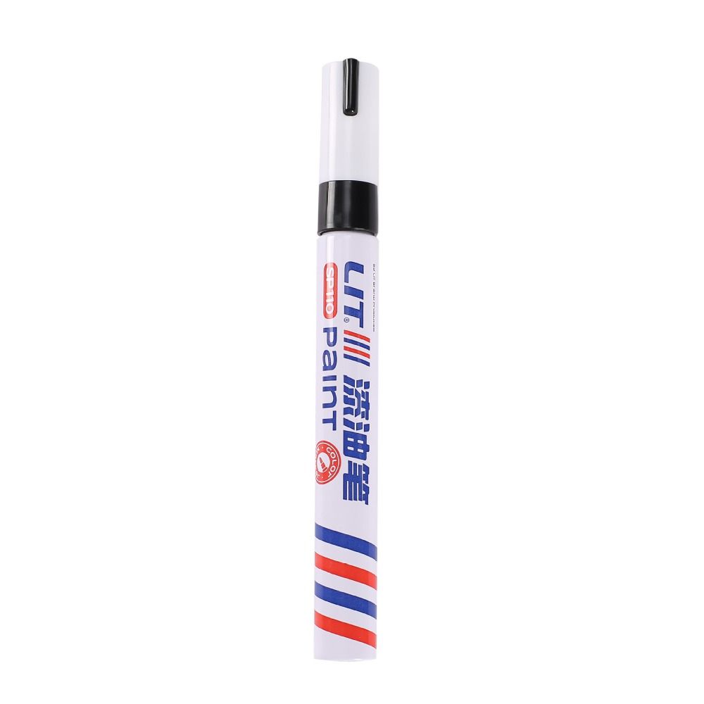 12 Colors Metal Paint Pen Colorful Oil-based Colored Drawing Marker Multi-purpose Brush Pen Tire