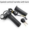 Compact Electric Scooter Speed Control Handle with Waterproof Throttle and Door Lock