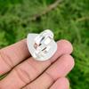 Natural Rhodochrosite Gemstone Stackable Adjustable Ring 925 Silver For Girls