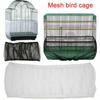 Universal Bird Cage Seed Catcher Guard Net Cover Parrot Nylon Mesh Net Cover Airy Cage Net Stretchy Skirt for Birds Cages