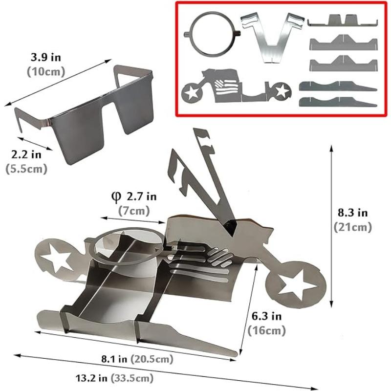 Подставка для жареной курицы для барбекю на открытом воздухе, переносная подставка для курицы из пивной банки для гриля, полированная нержавеющая сталь, подставка для жареной курицы для гриля