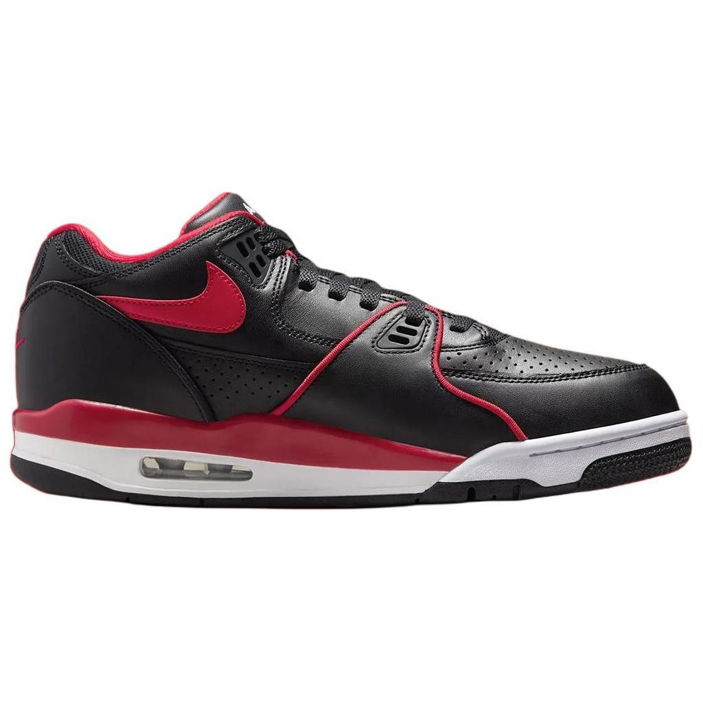 Nike Кроссовки Air Flight 89 Low Bred Unisex черные Gym-красные белые FZ3045-001