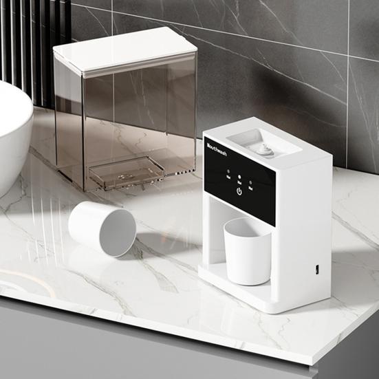 Диспенсер для ополаскивателя полости рта Yousheng для ванной комнаты с 3 регулируемыми уровнями дозирования, большой емкостью, простой установкой, автоматический диспенсер для ополаскивателя полости рта