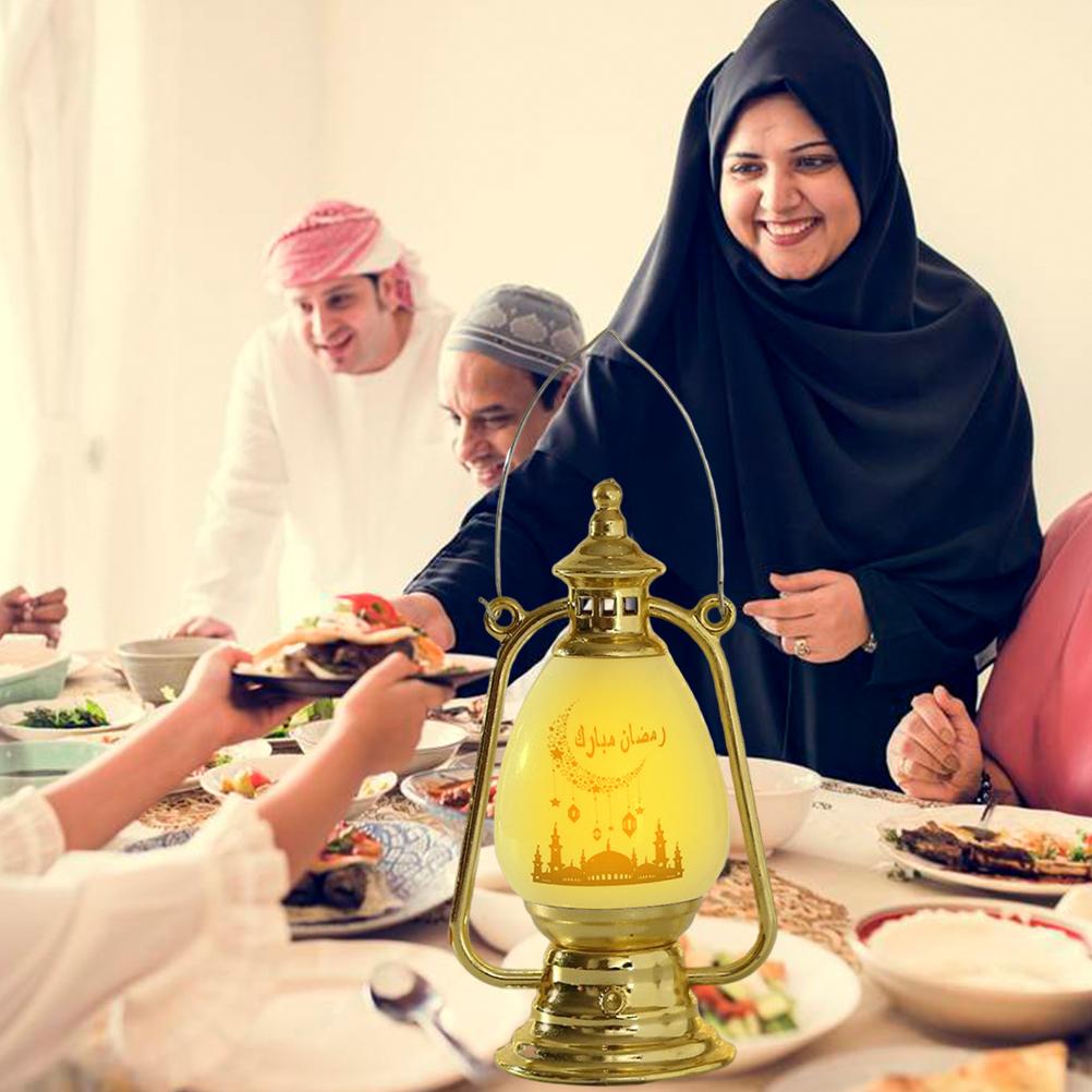 Лампа Рамадана Eid Электронная свеча-подсвечник Ветряная лампа для украшения домашней вечеринки