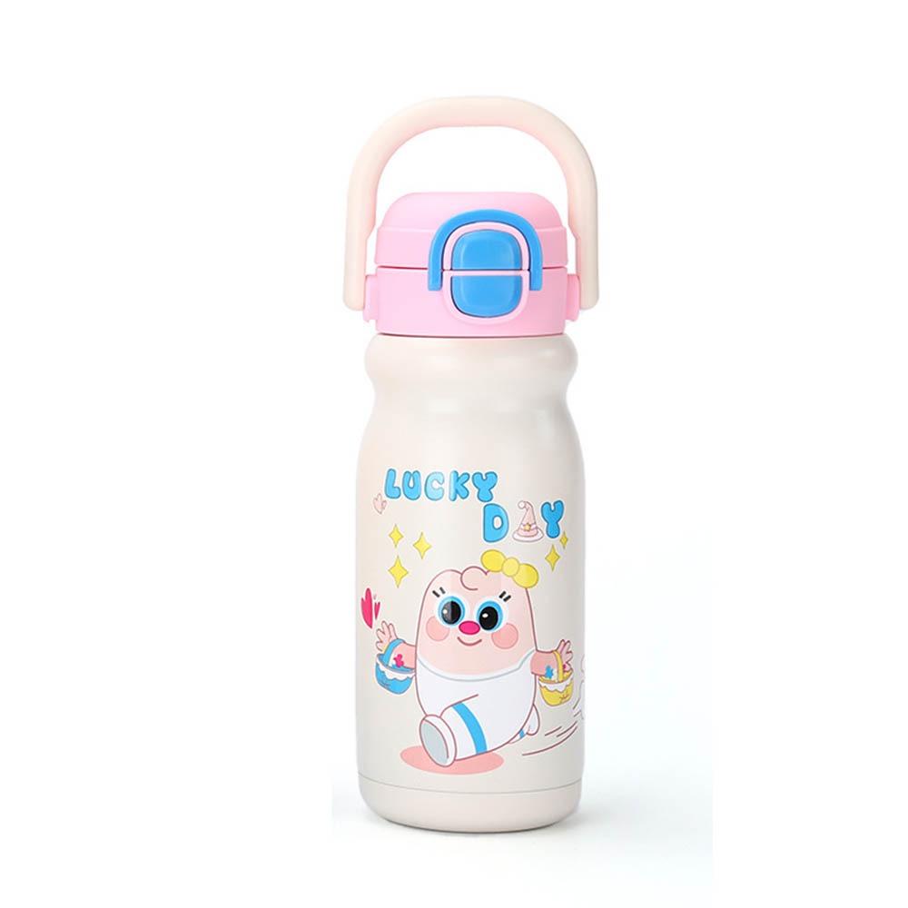 500ml Insulated Cup Large Capacity Thermos Water Bottle Cartoon Vacuum-insulated Bottle Daily Use