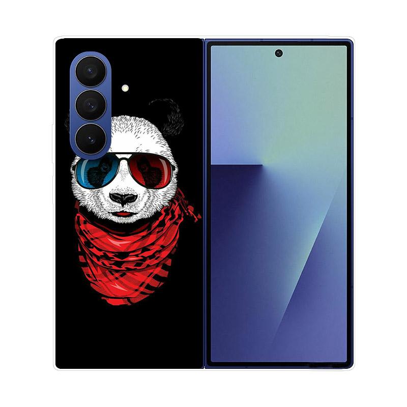Чехол для Samsung Z Fold7 Прозрачный Жесткий ПК Складная Крышка для Samsung Galaxy Z Fold 7 6 5 4 3 Fold6 Ударопрочный Прозрачная Задняя Панель Funda