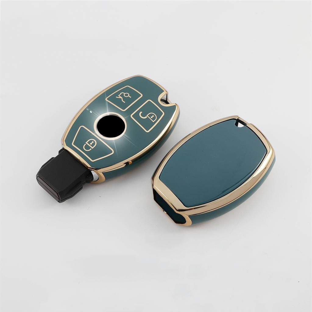 For Mercedes Benz A B R G Class GLK GLA GLC GLR W204 W210 W176 W202 W463 Soft TPU Car Remote Key Case Cover Shell Fob