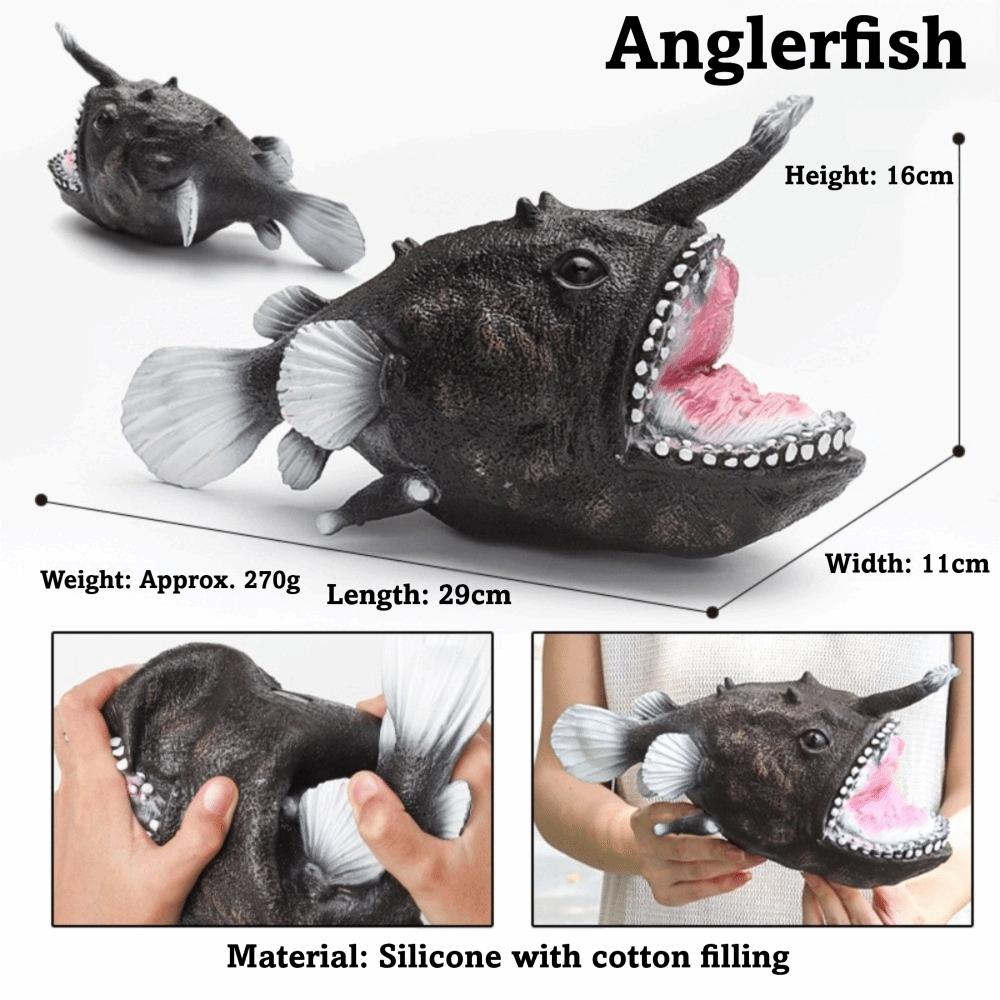 Large Size Ocean Animals Action Figures Great White Shark Model Ocean Animal Simulation