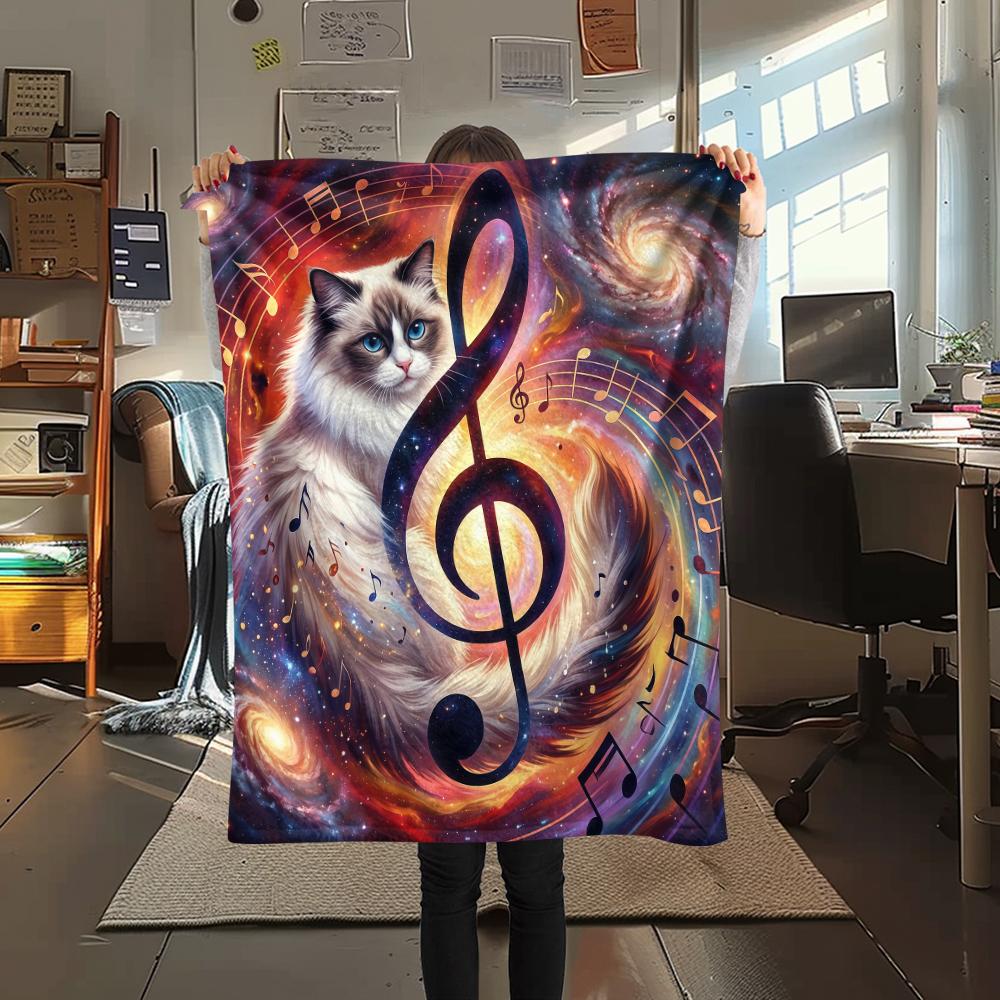 Sunset small animals Print Flannel Blanket,High quality Comfortable for All Seasons,Home Decor,Warmth and Comfort,Perfect for Christmas Gifts