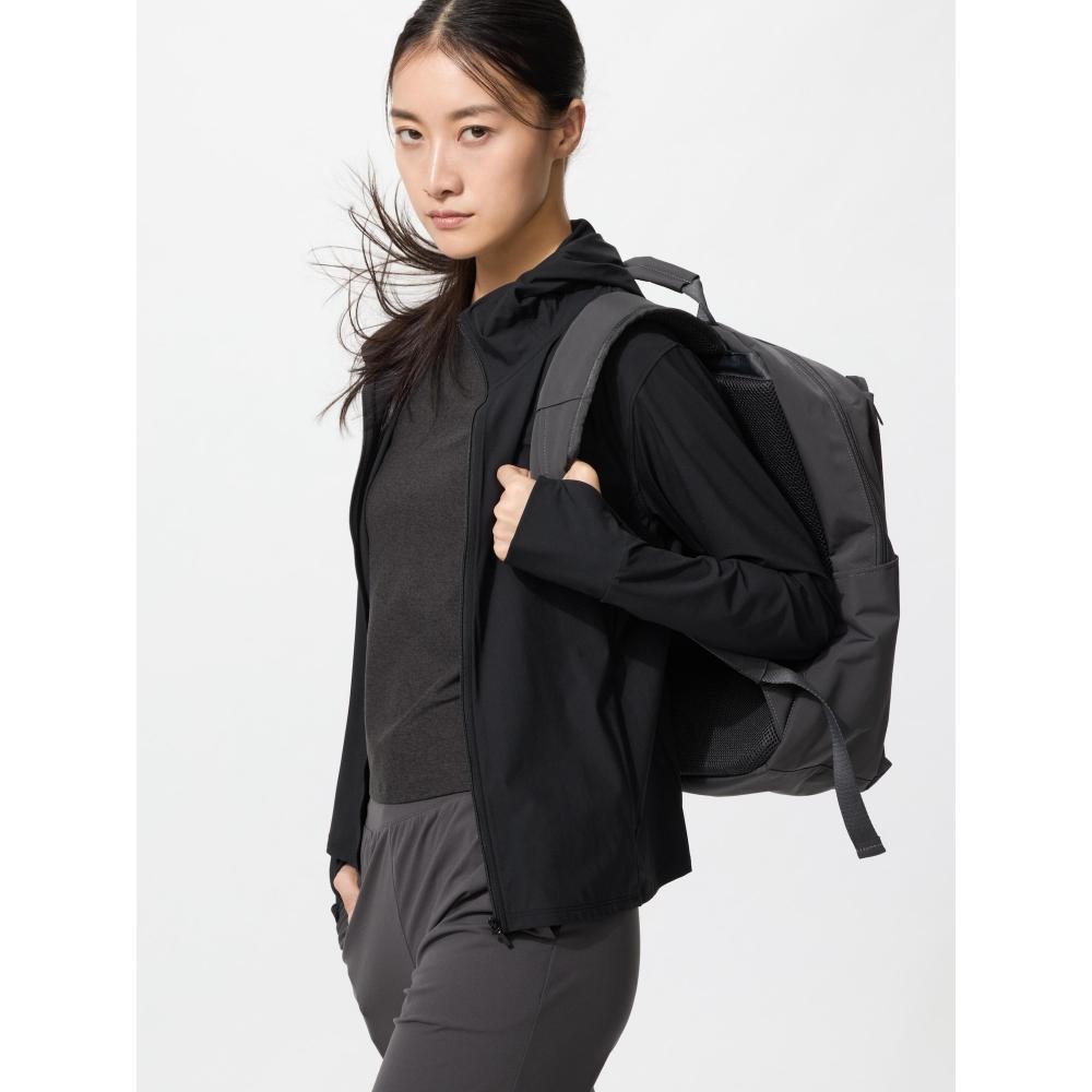 Uniqlo Япония Ультраэластичная Худи на молнии Air Rhythm с защитой от УФ-лучей