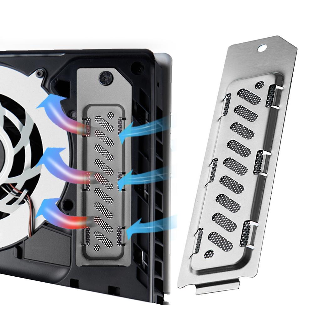 Тихий вентилятор для консоли PS5 Slim с регулируемой скоростью Эффективная система охлаждения с портом USB 3.0 для Playstation 5 Slim