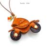 Flying Little Motorcycle~ Leather Car Pendant, Car Pendant, Handmade Keychain Bag Pendant, Hand Account Bookmark Tide