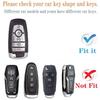 For Ford Key Fob Cover Case,with Keychain Fit Expedition for Mustang Fusion Raptor F250 F350 F450 F550 Edge Explorer Smart Remote Vehicle