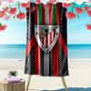Athletic Bilbao Print Beach Towel, Large Soft Quick Dry Towel for Beach Camping Swimming