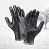 Autumn and Winter Cycling Gloves Warm Windproof Touch Screen Sports Ski Snowmobile Gloves Men's Black