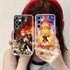 Игровой чехол GI Mavuika Прозрачный чехол для мобильного телефона для Samsung Galaxy S25 S24 S23 S22 S21Plus FE Ultra Цветной чехол