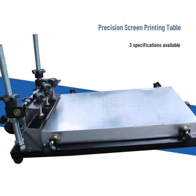Manual Screen Printing Table for SMT Solder Paste - Large, Medium, Small Flatbed Printer