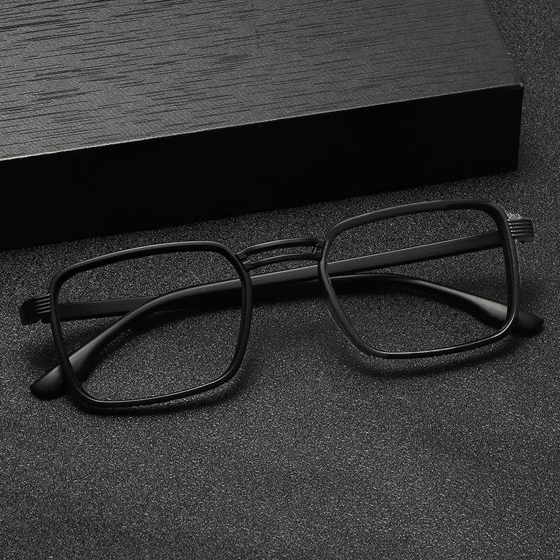 2Pcs High Quality Plastic Reading Glasses For Men Anti Blue Light Presbyopia Eyewear With Diopter +1.0 +1.5 +2.0To +3.5