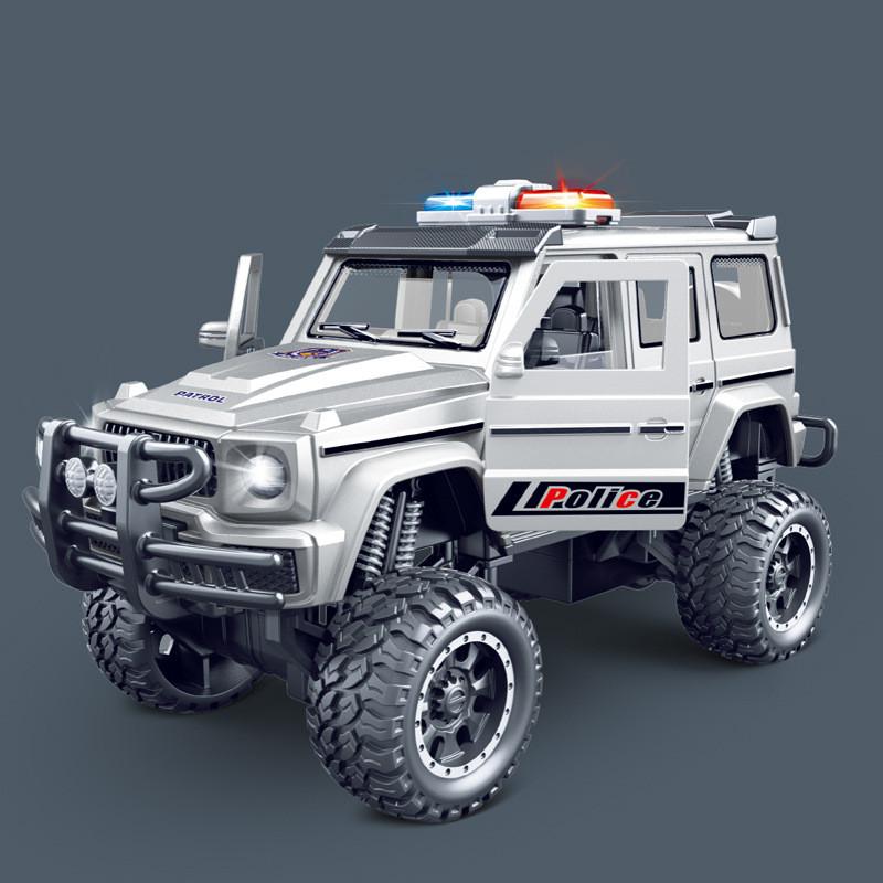 Car Children Police Toy Inertia Car Model With Lighting And Sound Function