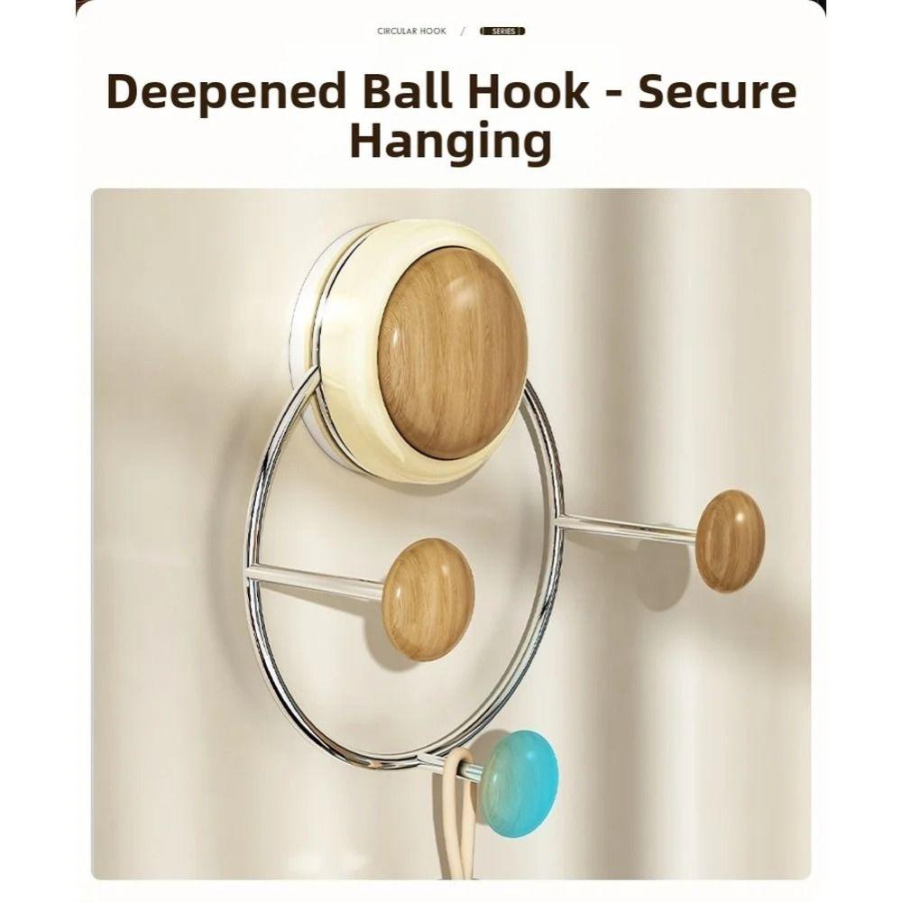 Heavy Duty Suction Cup Hook Triple Hook Door Hook Practical Wall Mount Hook  Hats Storage