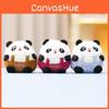 Keychain Fat Panda Cute Cartoon Girl Backpack Decoration Hanging Plush Doll Gift