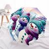 1pc Snowmen Automatic Open/Close Umbrella - Compact Travel Umbrella, Gift for Birthday, Holiday yy260106002