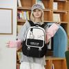 Колледж Милый Маленький Свежий Контрастный Цвет Школьный Рюкзак Девочки Девочки Рюкзак для Начальной Школы Путешествия Легкий Рюкзак