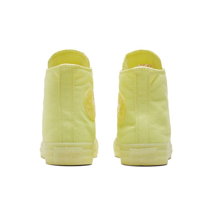 Converse Chuck Taylor All Star Удобные Универсальные Высокие Кеды из Канваса Унисекс Неоново-Желтый 171274C