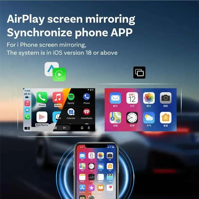 OTTOCAST 3-в-1 МИНИ Адаптер ВОЗДУХ 4.0 Куб-Донгл 2026 Беспроводной CarPlay Android Auto для iOS Зеркалирование Экрана Автомобильные Аксессуары