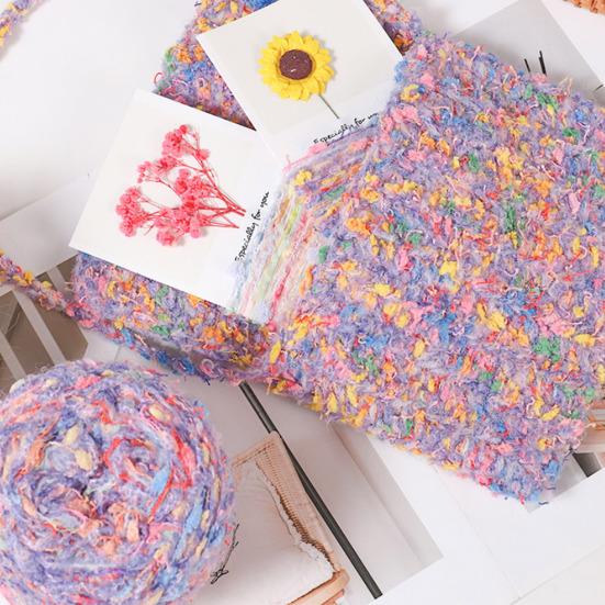 Пряжа для художественного плетения, пряжа ручной работы, цветная пряжа для рукоделия, для ювелирных изделий