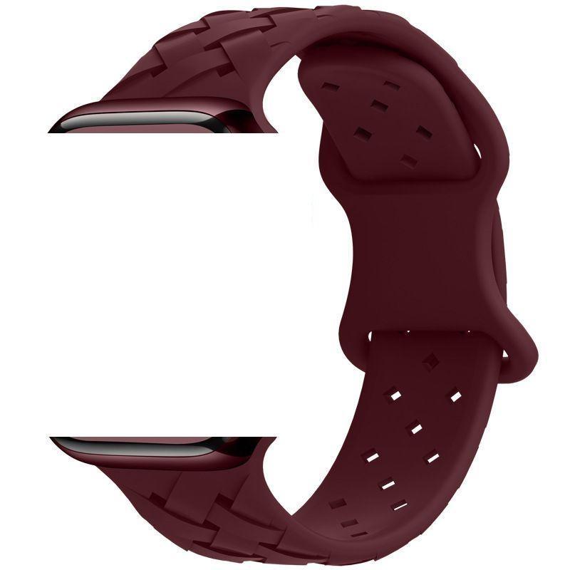 Ремешок для iWatch Band Ultra 49 мм, 44 мм, 40 мм, 45 мм, 41 мм, 38 мм, 42 мм, спортивный силиконовый тканый браслет-петля, серия IWatch 8, 7, 6, 3