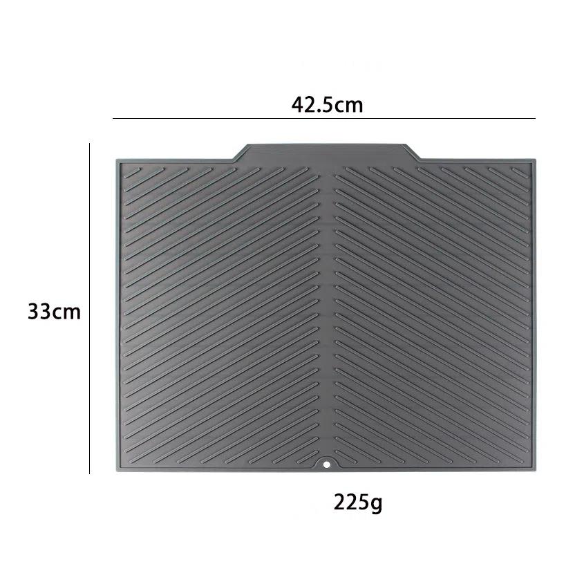 Silicone Water Filter Pad Drying Pad Countertop Mat Folding Dish Draining Mat Cup