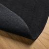 HUARTE Rug Short Pile Soft and Washable Black Ø 80 cm